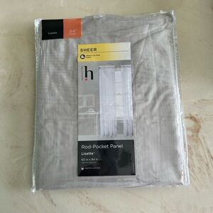 Sheer Rod-Pocket Panel Curtain